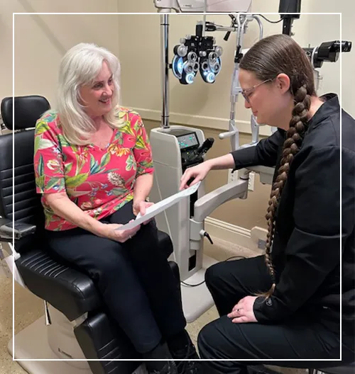 Doctor interviewing patient